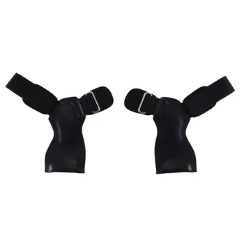 Gym Перчатки для тяжелой атлетики для мужчин и женщин Ремешки на запястье Захваты для силовых тренировок Становая тяга Гантели Пауэрлифтинг