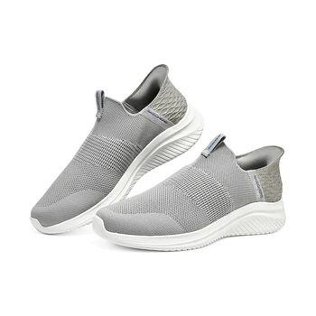 Мужская обувь Skechers ULTRA FLEX 3.0 slip-on Sports casual, дышащая сетка, мягкая и удобная, легко чистится.