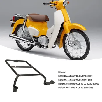 Прочная замена багажного кронштейна мотоцикла для Honda Cross Super CUB50 2018-2021 Металлический кронштейн для бокового крепления багажника