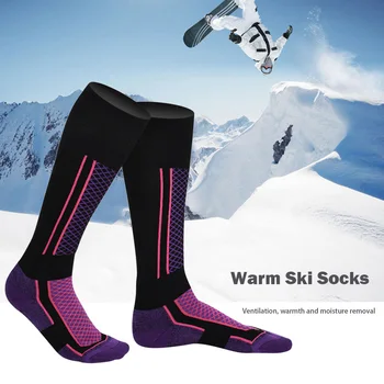 Мужчины Женщины Дети Термоноски Лыжные носки Носки для спорта на открытом воздухе Носки для катания на лыжах Пешие прогулки Сноуборд