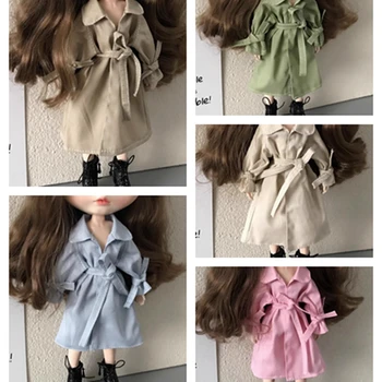 Модный тренд Новый тренч Несколько цветовых вариантов Подходит для Blyth Ob24 Six Cent Doll Universal Wear Украшение одежды