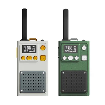  Рация 400-470 МГц Дальняя связь Складная антенна для наружного портативного радио Рация со светодиодным фонариком