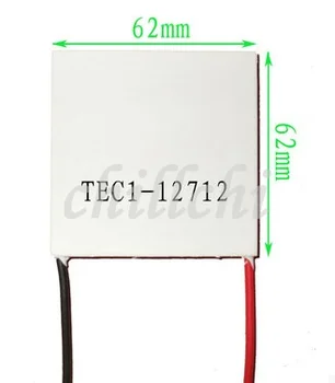 Микросхема холодильного оборудования TEC1-12710 62*62 12V8A 12V10A TEC1-12708 перепад температур 68 градусов