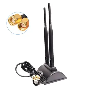 5G Двухдиапазонная антенна WiFi 6DBi Направленный штекерный разъем Магнитное основание Новый дропшиппинг