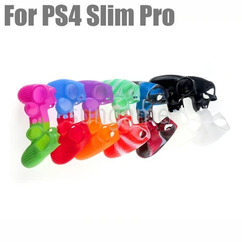 10 шт. Противоскользящий силиконовый чехол для Sony PlayStation 4 PS4 Slim Pro Чехол для контроллера Sony PlayStation 4 PS4 Slim Pro