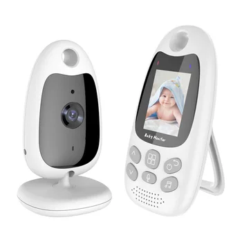 2,0-дюймовый беспроводной внутренний видеоняня Двусторонний домофон Мониторинг температуры Автоматическая камера ночного видения Камеры видеонаблюдения для новорожденных