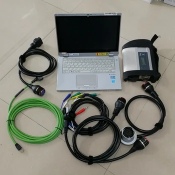 Auto Diagnostic Tool MB Star C4 Compact Wifi Connection V12.2023 Программное обеспечение для Mercedes 480 ГБ Mini SSD в ноутбуке Cf-AX2 i5 CPU 8G