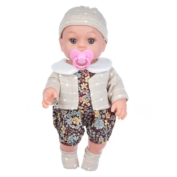 12-дюймовые реалистичные куклы Reborn Baby Dolls Soft Body Full Винил Реалистичный Девочка Кукла Малыши Игрушка с одеждой Набор для кормления Подарок на день рождения