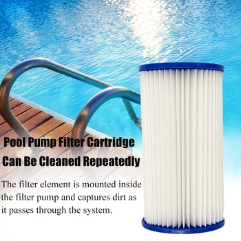  Картридж фильтра насоса для плавательного бассейна, можно очищать многократно, тип кондиционера