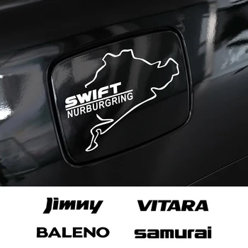  Крышка топливного бака автомобиля Нюрбургринг Виниловые наклейки Авто Аксессуары для Suzuki Jimny Swift Grand Vitara Ignis Alto Baleno SX4 Samurai