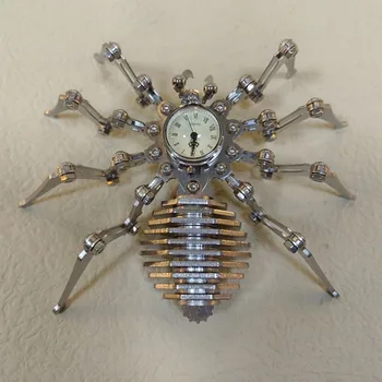 Time Spider Нержавеющая сталь Государственная механическая фигурка насекомого DIY Модель Игрушка