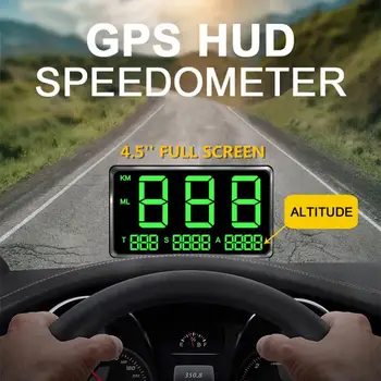 C80 C90 C60 C60S Универсальный цифровой GPS-спидометр Автомобильный HUD Проекционный дисплей KM/H MPH дисплей скорости над системой сигнализации превышения скорости