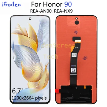 6.7'' AMOLED для Huawei Honor 90 REA-AN00 REA-NX9 ЖК-дисплей Сенсорный экран дигитайзер в сборе ЖК-дисплей для ЖК-дисплея honor90