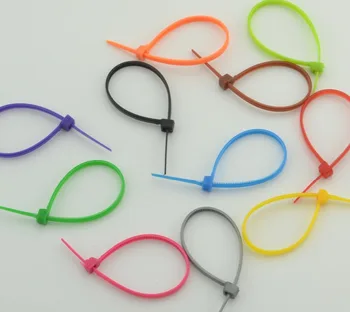 11 цветов самоблокирующиеся нейлоновые кабельные стяжки 1000 шт. кабельная стяжка пластиковая стяжка молния