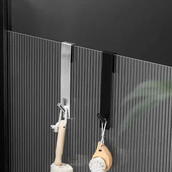 нержавеющая сталь над стеклянной дверью душевая дверь задняя душевая вешалка для полотенец s-образная ванная комната вешалка для держателя держателя