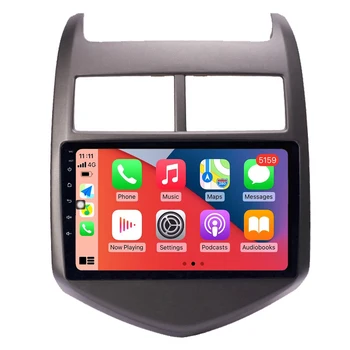 Автомобильный мультимедийный плеер для Chevrolet Aveo 3 Sonic 2011 - 2013 CarPlay Android Авторадио Радио Стерео GPS Навигация