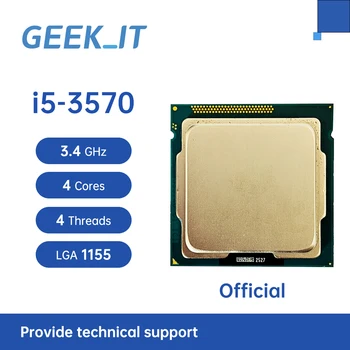Core i5-3570 SR0T7 3,4 ГГц 4 ядра 4 потока 6 МБ 77 Вт LGA1155 Процессор i5 3570