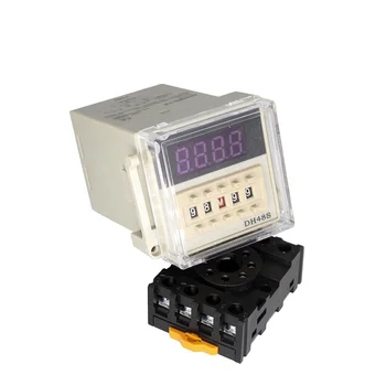  хорошее качество реле задержки времени DH48S-1Z Промышленный электрический регулируемый таймер 220 В 3 А