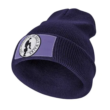 Министерство глупых прогулок - Потрепанный вид Вязаная кепка Шапка-дерби Изготовленная на заказ кепка дальнобойщика Шляпа Женская шляпа Мужская