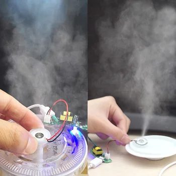  16 мм 1,5-3 Вт Диски Домашний USB Миллипоровый преобразователь Увлажняющий ультразвуковой увлажнитель Туман Распылитель Пленка Пластина